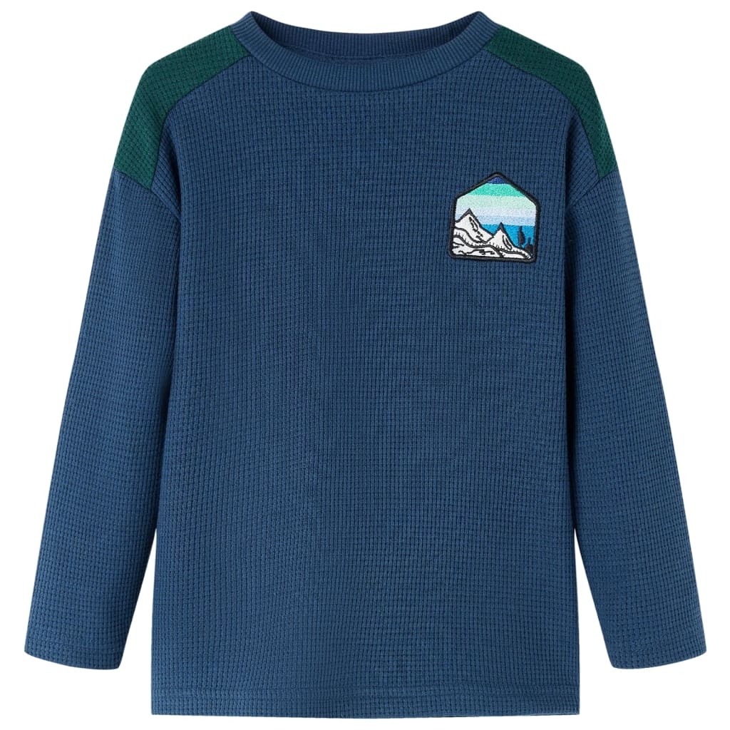 Kinder-Sweatshirt Marineblau 116 Kinder-Sweatshirt Marineblau 116
