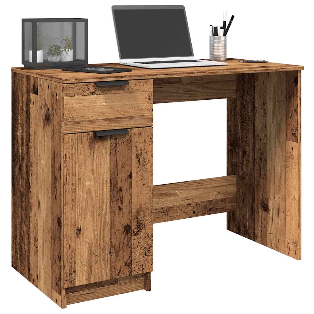 Schreibtisch Altholz-Optik 100x50x75 cm Holzwerkstoff Schreibtisch Altholz-Optik 100x50x75 cm Holzwerkstoff