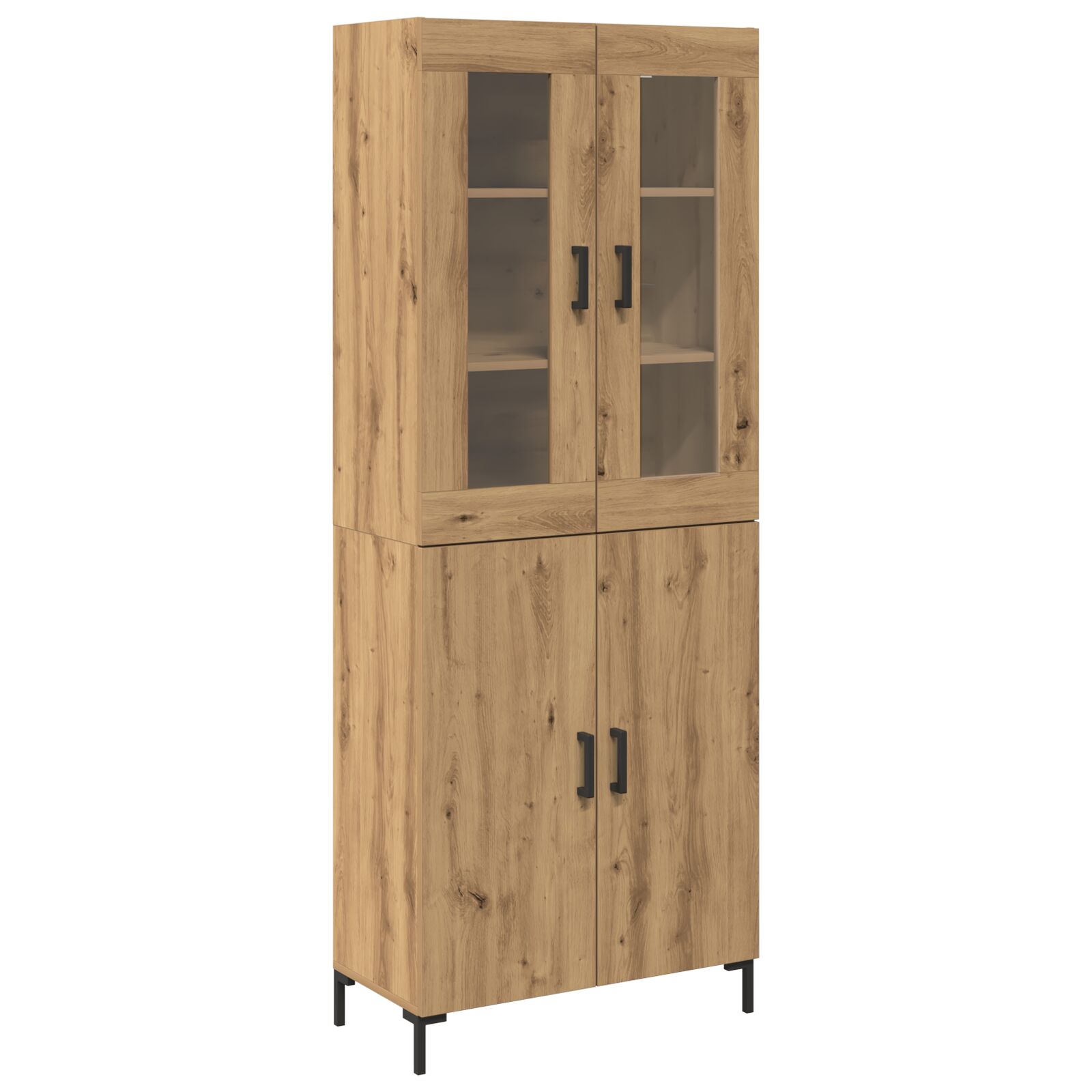 Sideboard mit Wand Schrank aus Artisan Eiche