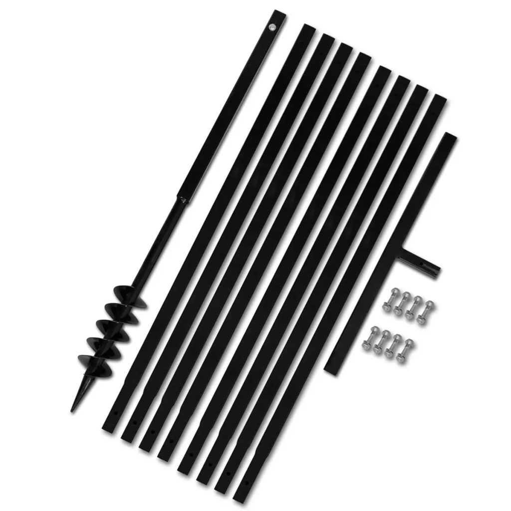 Erdbohrer mit Griff 80 mm Verlängerungsrohr 9 m Erdbohrer mit Griff 80 mm Verlängerungsrohr 9 m