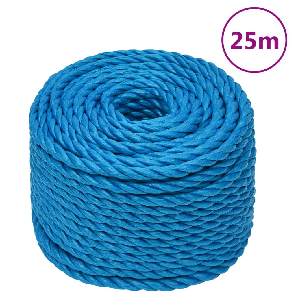 Arbeitsseil Blau 12 mm 25 m Polypropylen Arbeitsseil Blau 12 mm 25 m Polypropylen