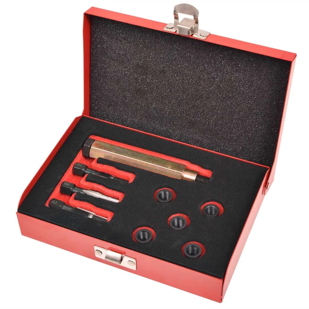 Glühkerzengewinde-Reparaturset 9-tlg. M9 x 1,0 mm Glühkerzengewinde-Reparaturset 9-tlg. M9 x 1,0 mm