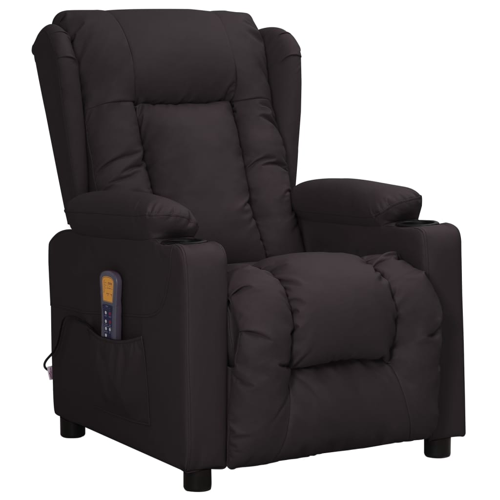 Massagesessel Schwarz Kunstleder Massagesessel Schwarz Kunstleder