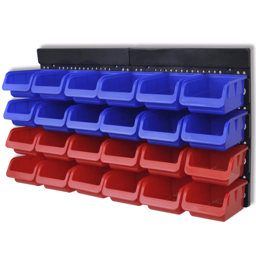 Werkstattboxen für die Wand Blau und Rot (2 Aufbewahrungseinheiten) Werkstattboxen für die Wand Blau und Rot (2 Aufbewahrungseinheiten)
