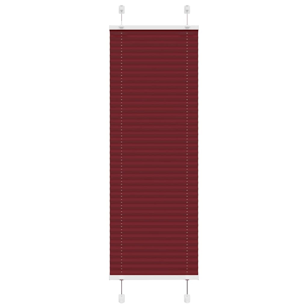 Plissee Bordeauxrot 50x150 cm Stoffbreite 49,4 cm Polyester Plissee Bordeauxrot 50x150 cm Stoffbreite 49,4 cm Polyester