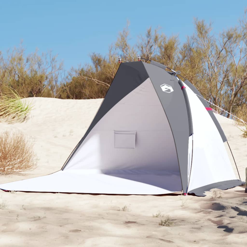 Strandzelt Grau 268x223x125 cm 185T Polyester Strandzelt Grau 268x223x125 cm 185T Polyester