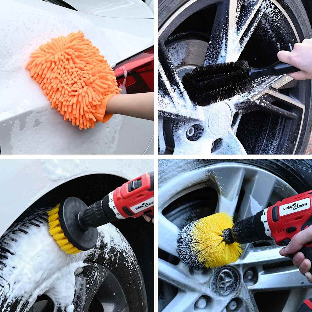 Auto-Reinigungsbürsten-Set 14 Teile 14 pcs Mehrfarbig Auto-Reinigungsbürsten-Set 14 Teile 14 pcs Mehrfarbig