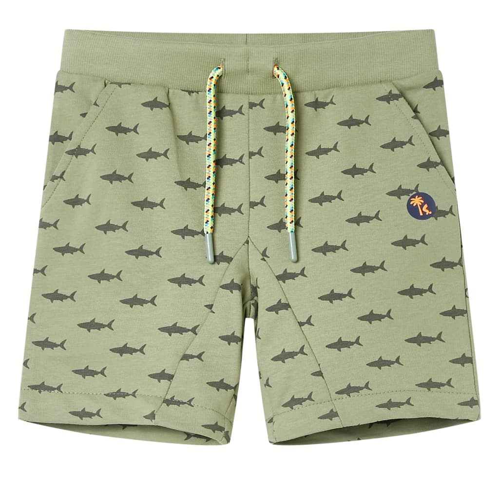 Kindershorts mit Kordelzug Helles Khaki 92 Kindershorts mit Kordelzug Helles Khaki 92