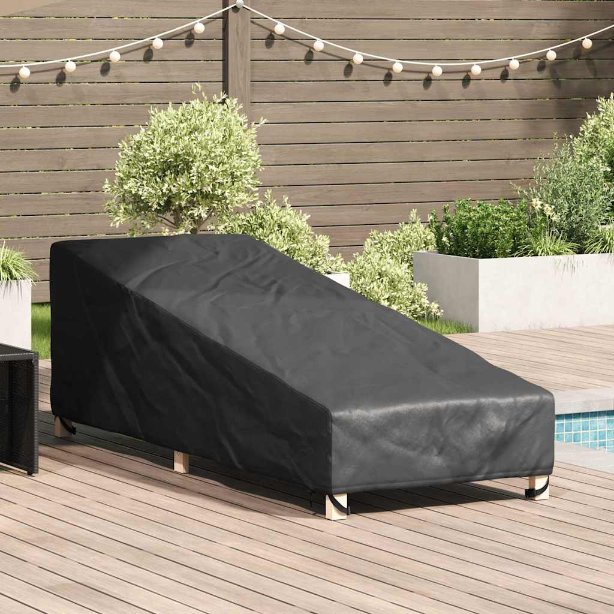 Schutzhülle für Gartenmöbel 203 x 81 x 63 cm 210D Oxford Stoff