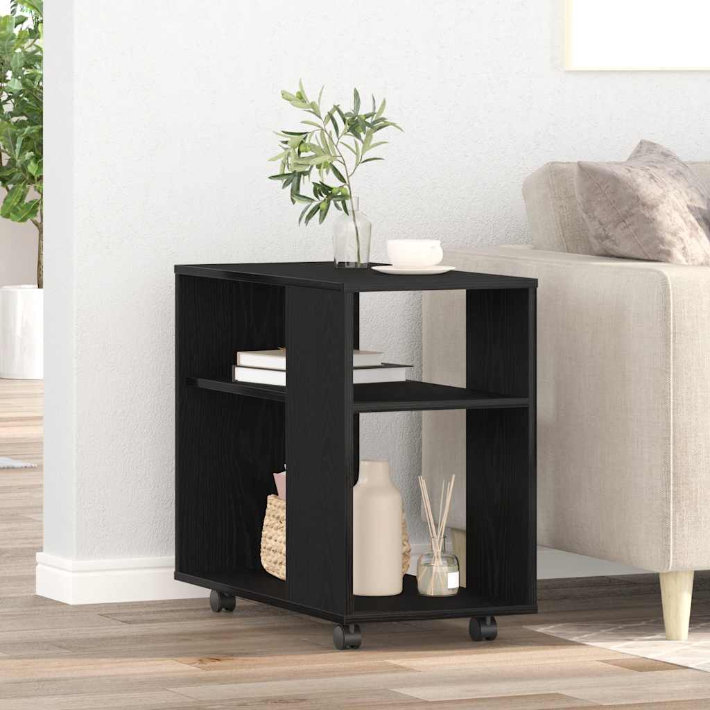 Beistelltisch Schwarze Eiche 70x35x60 cm Holzwerkstoff