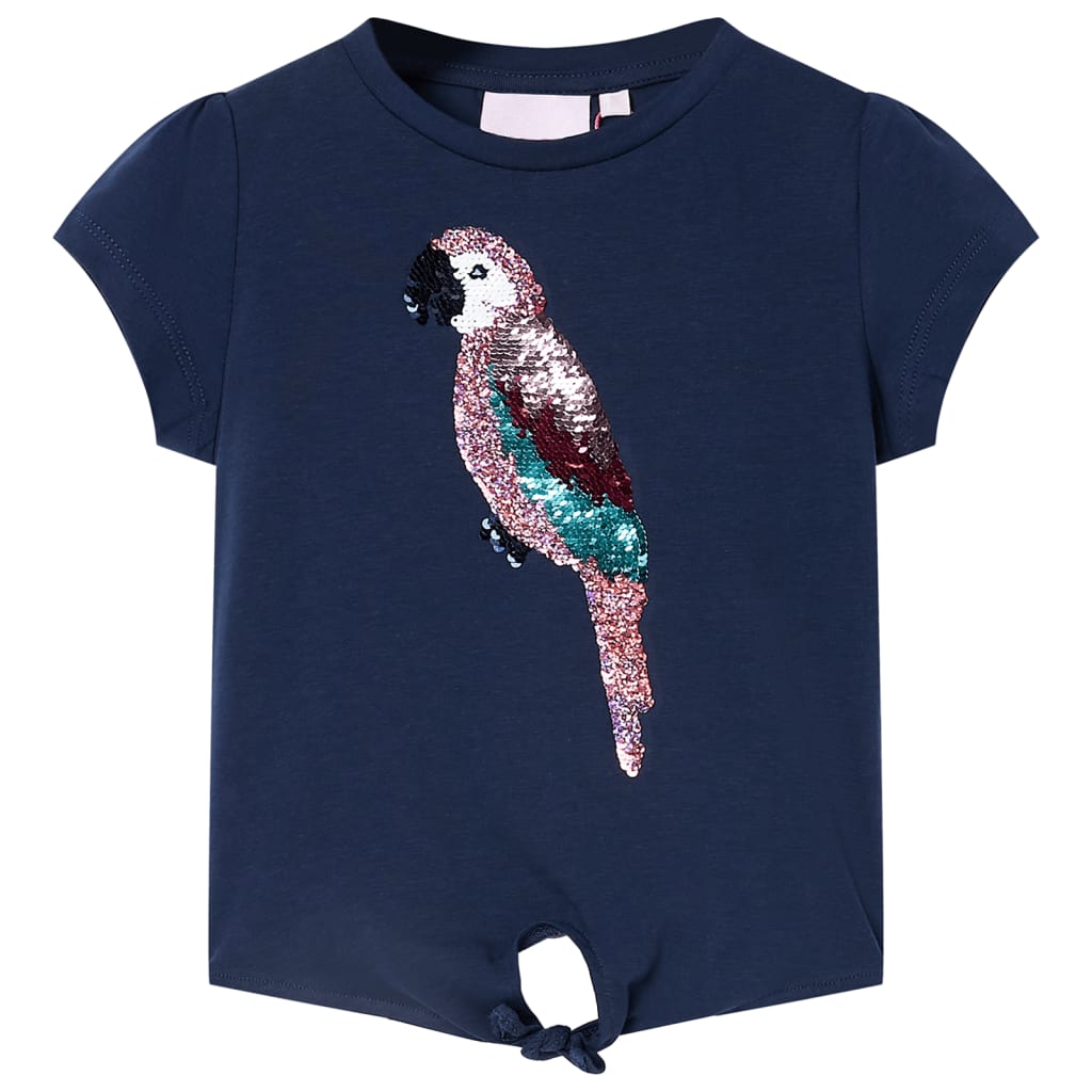 Kinder-T-Shirt Marineblau 116 Kinder-T-Shirt Marineblau 116
