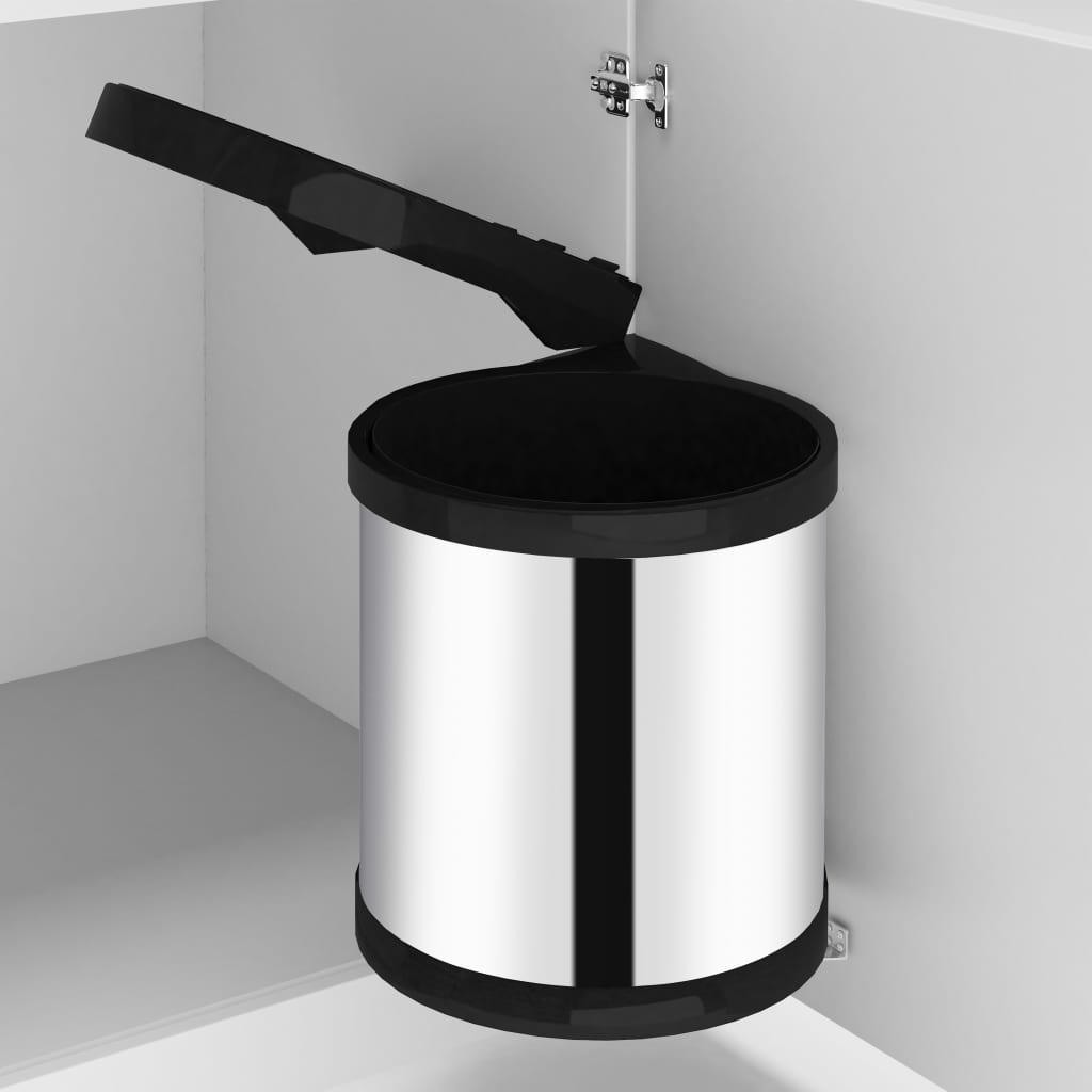 Küchen-Einbau-Mülleimer Edelstahl 8 L Küchen-Einbau-Mülleimer Edelstahl 8 L