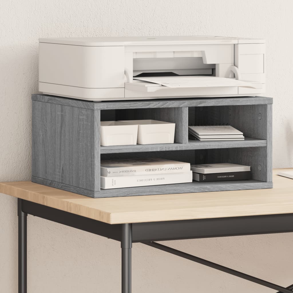 Druckerständer Grau Sonoma 49x40x22,5 cm Holzwerkstoff Druckerständer Grau Sonoma 49x40x22,5 cm Holzwerkstoff