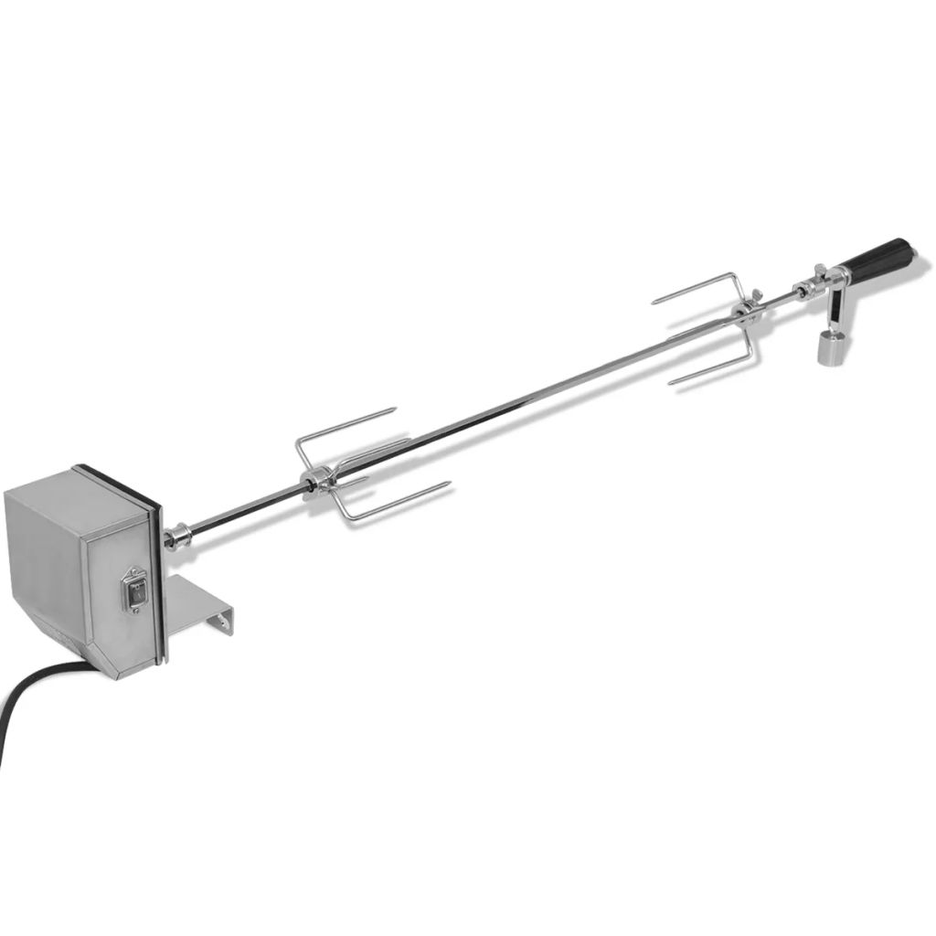 Grill Rotisseriespieß mit professionellem Motor Stahl 1200 mm Grill Rotisseriespieß mit professionellem Motor Stahl 1200 mm