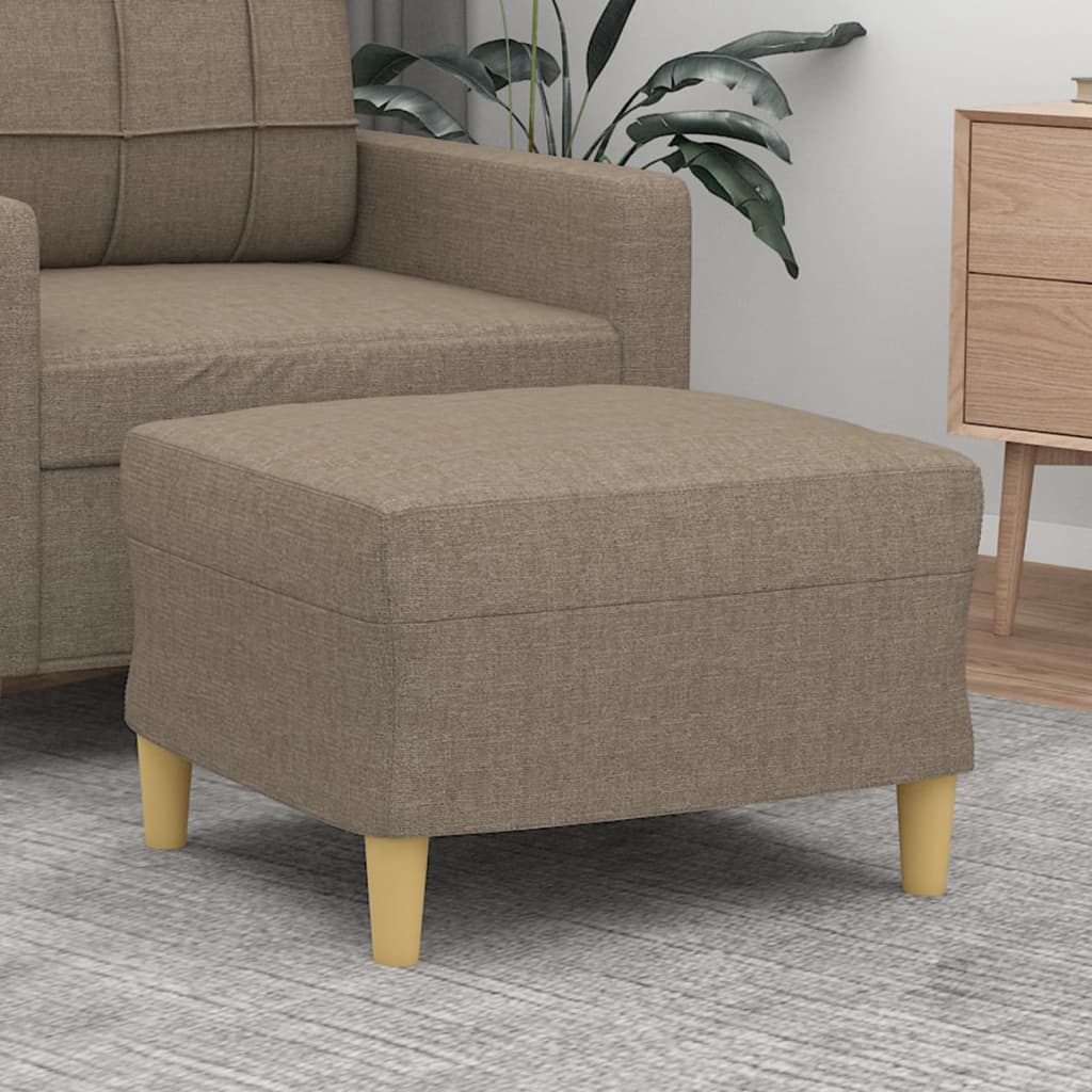 Fußhocker Taupe 60x50x41 cm Stoff Fußhocker Taupe 60x50x41 cm Stoff
