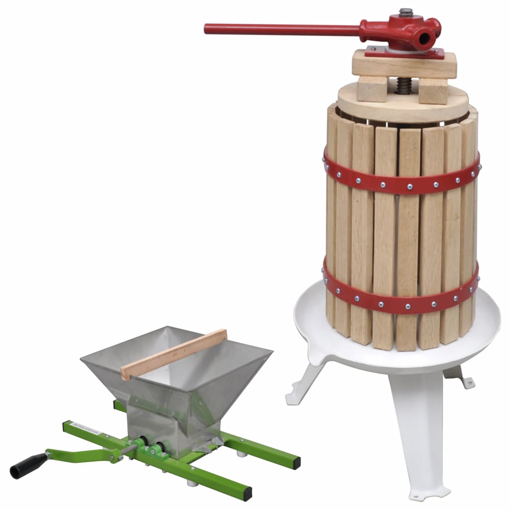 2-tlg. Obst- & Weinpresse und Mühle-Set 2-tlg. Obst- & Weinpresse und Mühle-Set