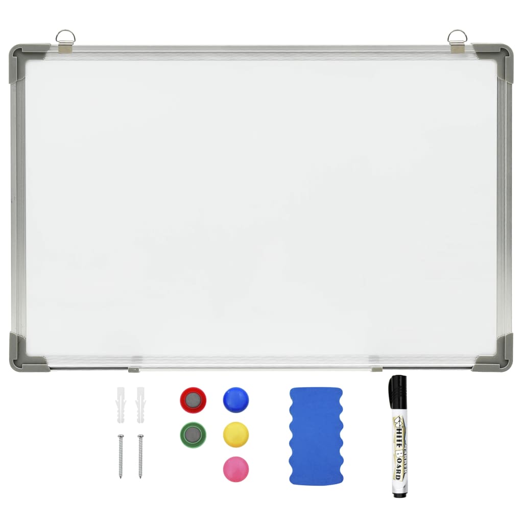 Magnetisches Whiteboard Weiß 50 x 35 cm Stahl Magnetisches Whiteboard Weiß 50 x 35 cm Stahl