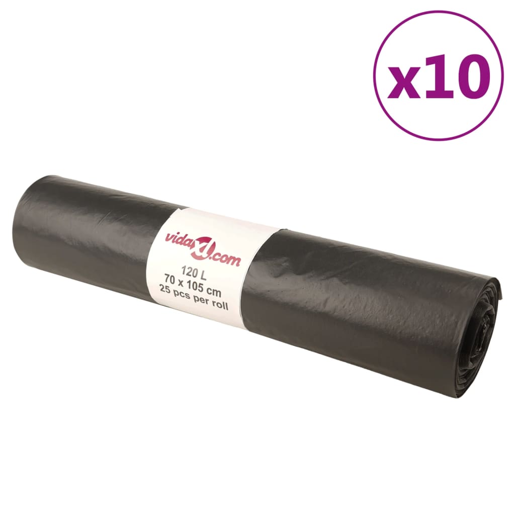 Müllsäcke 250 Stk. Schwarz 120 L Müllsäcke 250 Stk. Schwarz 120 L