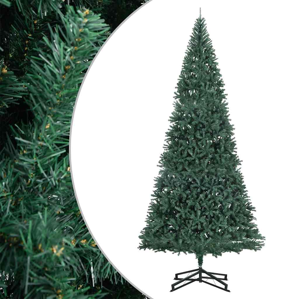 Künstlicher Weihnachtsbaum mit Ständer Grün 500 cm PVC Künstlicher Weihnachtsbaum mit Ständer Grün 500 cm PVC