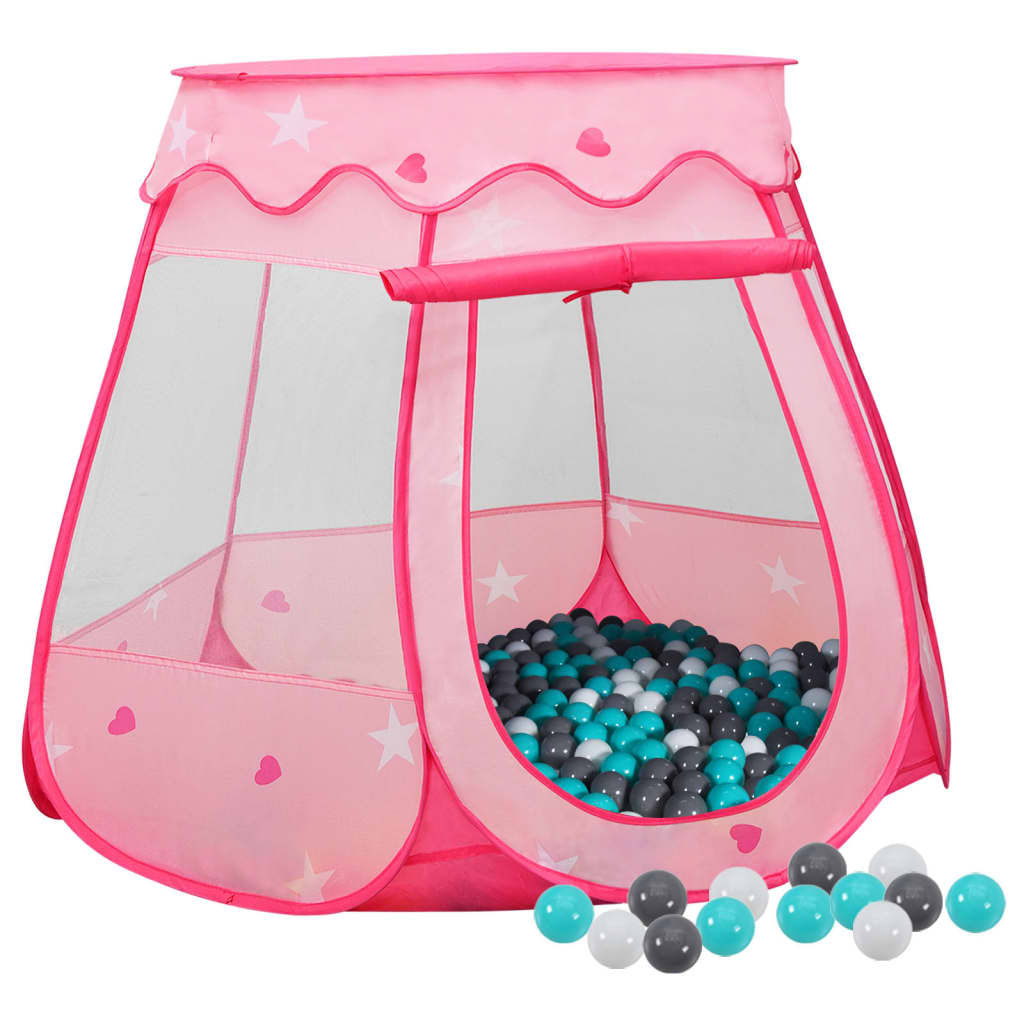 Kinder-Spielzelt mit 250 Bällen Rosa 102x102x82 cm Kinder-Spielzelt mit 250 Bällen Rosa 102x102x82 cm