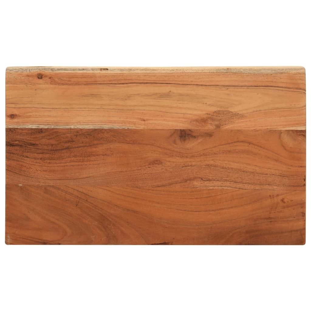 Tischplatte 60x30x2,5 cm Rechteckig Massivholz Akazie Tischplatte 60x30x2,5 cm Rechteckig Massivholz Akazie
