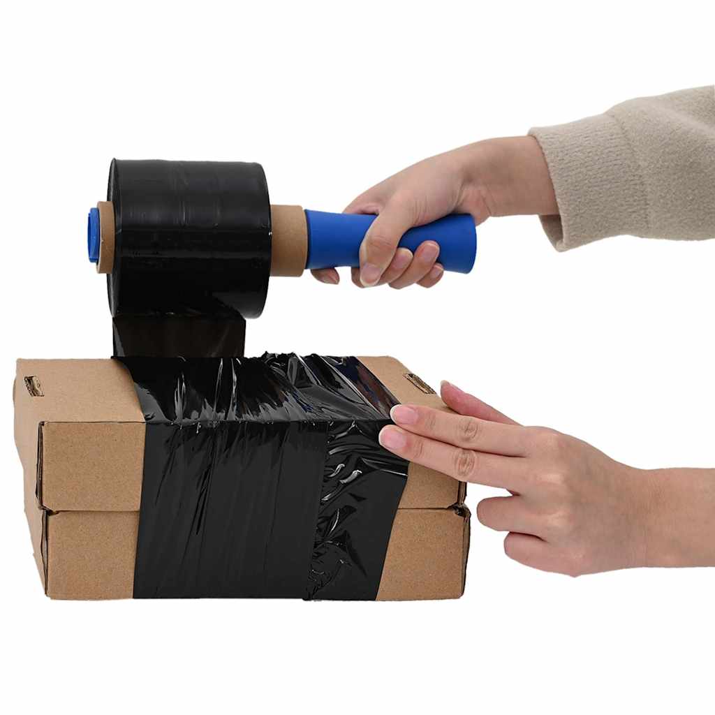 Stretchfolien 10 Stk. Schwarz 23 μm 10 cm x 300 m Stretchfolien 10 Stk. Schwarz 23 μm 10 cm x 300 m