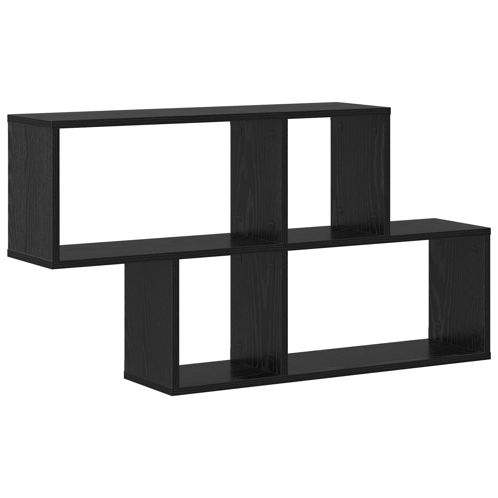 Wandregal Schwarze Eiche 100x25x53 cm MDF Wandregal Schwarze Eiche 100x25x53 cm MDF