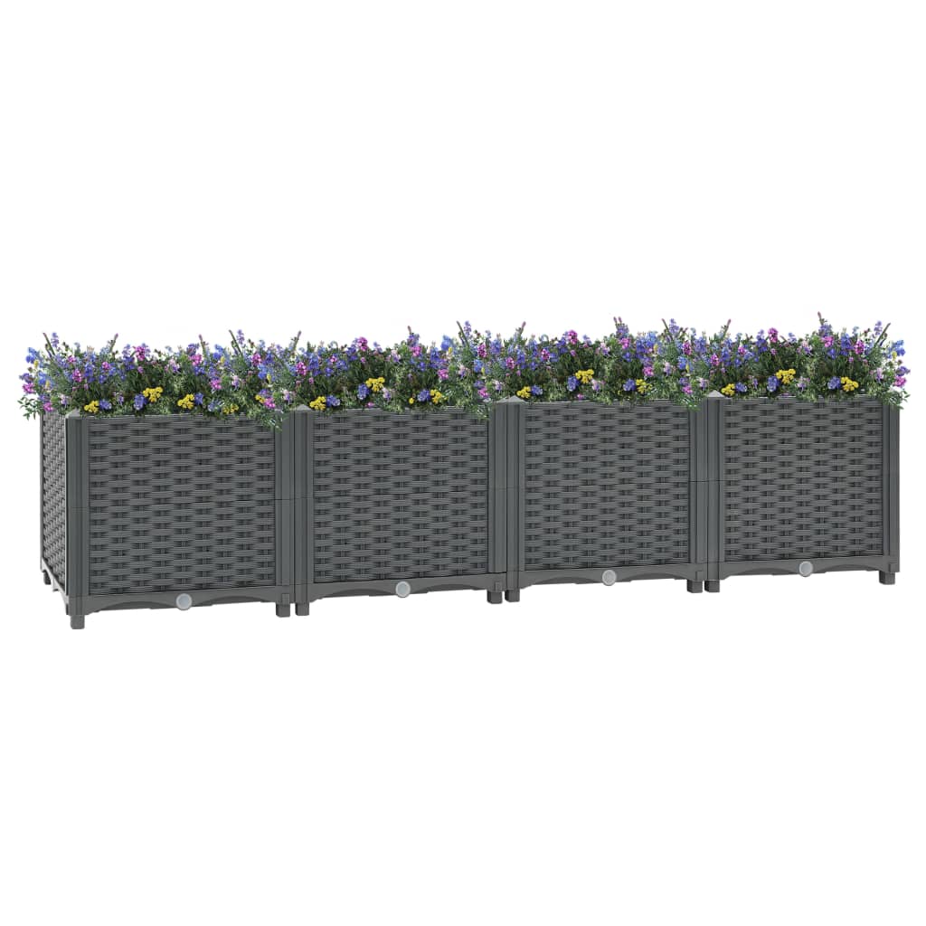 Hochbeet 160x40x38 cm Polypropylen Hochbeet 160x40x38 cm Polypropylen