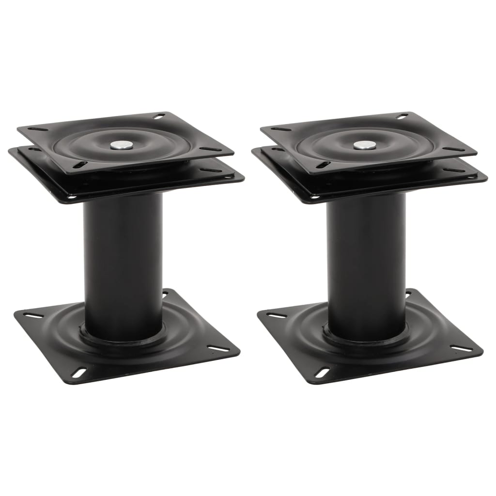 Bootssitz-Podeste 2 Stk. 360° Drehbar Stahl Bootssitz-Podeste 2 Stk. 360° Drehbar Stahl