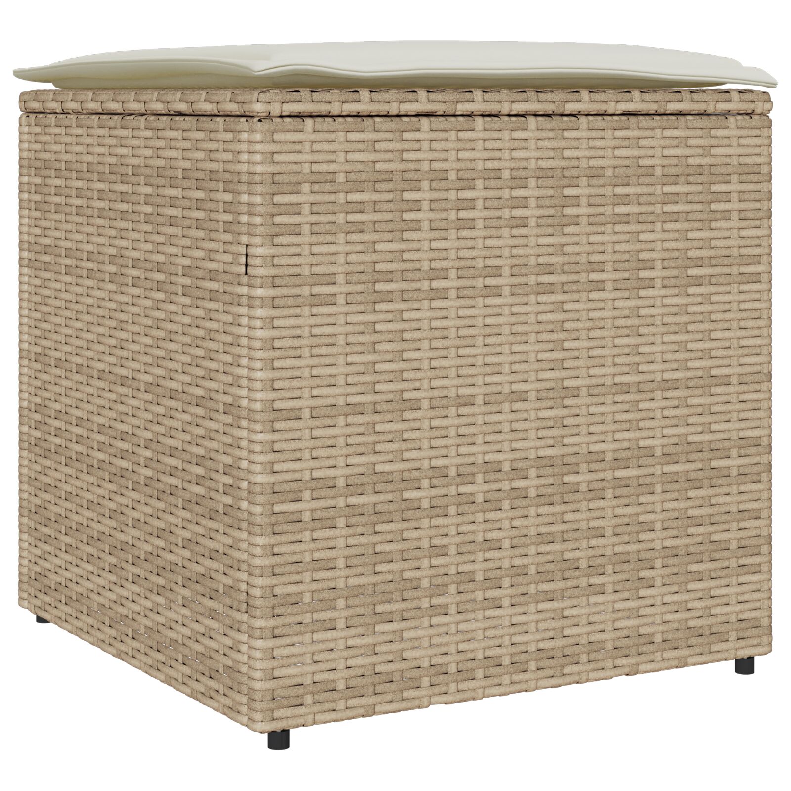 Aufbewahrungskasten Beige und cremeweiß Aufbewahrungskasten Beige und cremeweiß