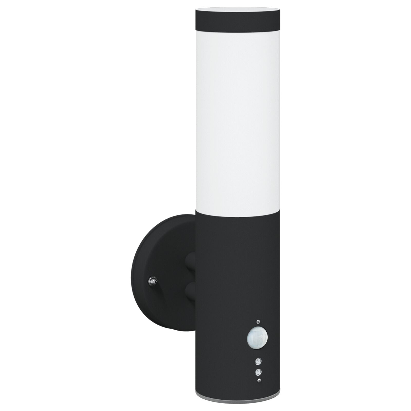 Außenwandleuchte mit Schwarz Edelstahl IP44 Sensor Außenwandleuchte mit Schwarz Edelstahl IP44 Sensor