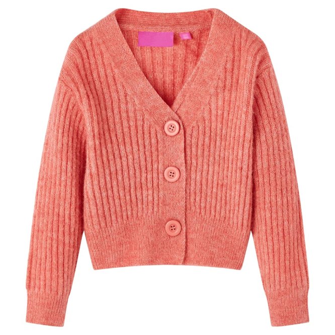 Kinder-Strickjacke Mittelrosa 92 Kinder-Strickjacke Mittelrosa 92