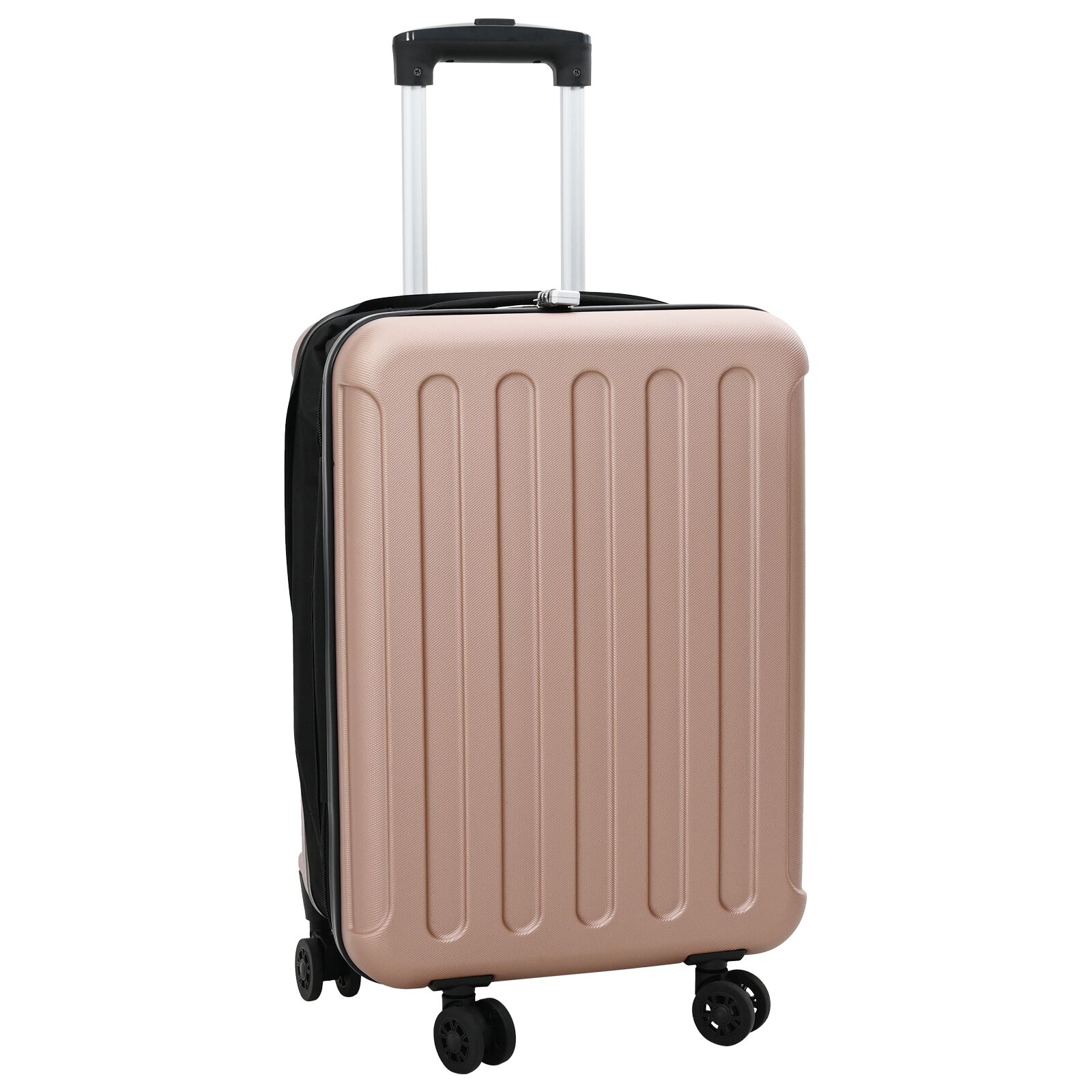 Faltbarer Koffer Hartschale 20'' Rosen Gold 34x23x55.5 cm ABS Faltbarer Koffer Hartschale 20'' Rosen Gold 34x23x55.5 cm ABS