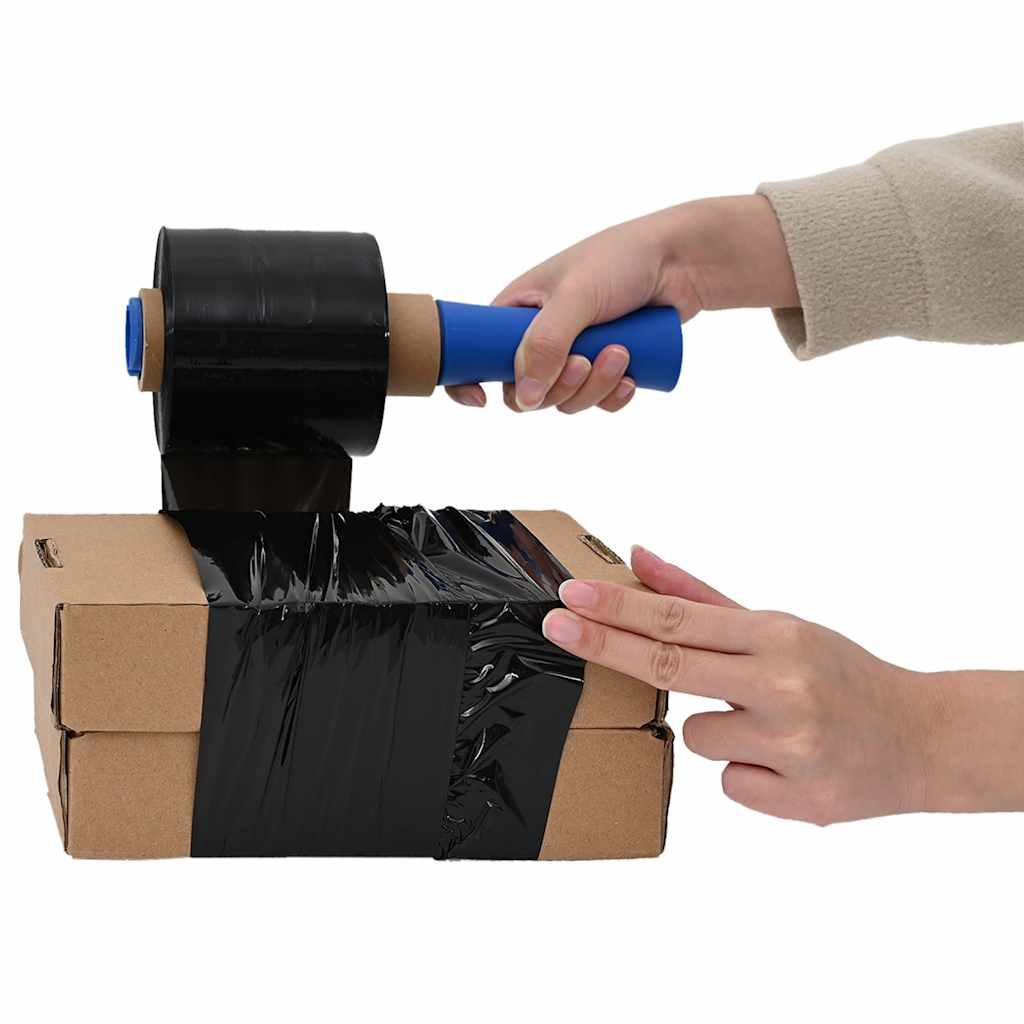Stretchfolien 10 Stk. Schwarz 23 μm 10 cm x 150 m Stretchfolien 10 Stk. Schwarz 23 μm 10 cm x 150 m