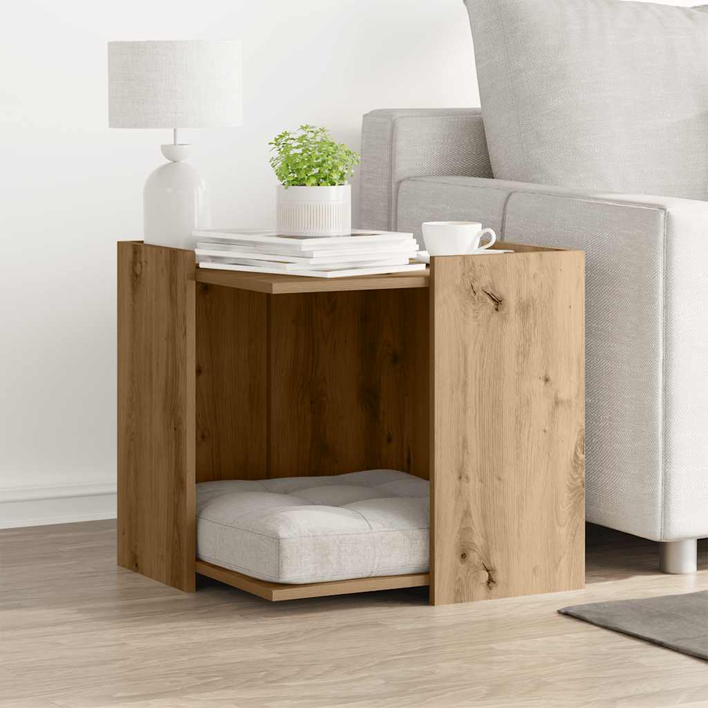 Katzenklo Artisan-Eiche 53x53x51 cm Holzwerkstoff