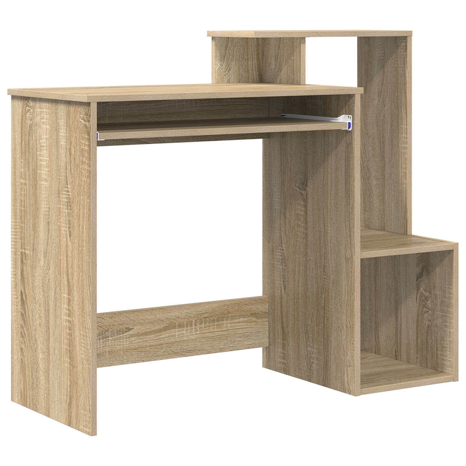 Sonoma Eichen Computertisch Sonoma Eiche MDF mit Eichenfurnier