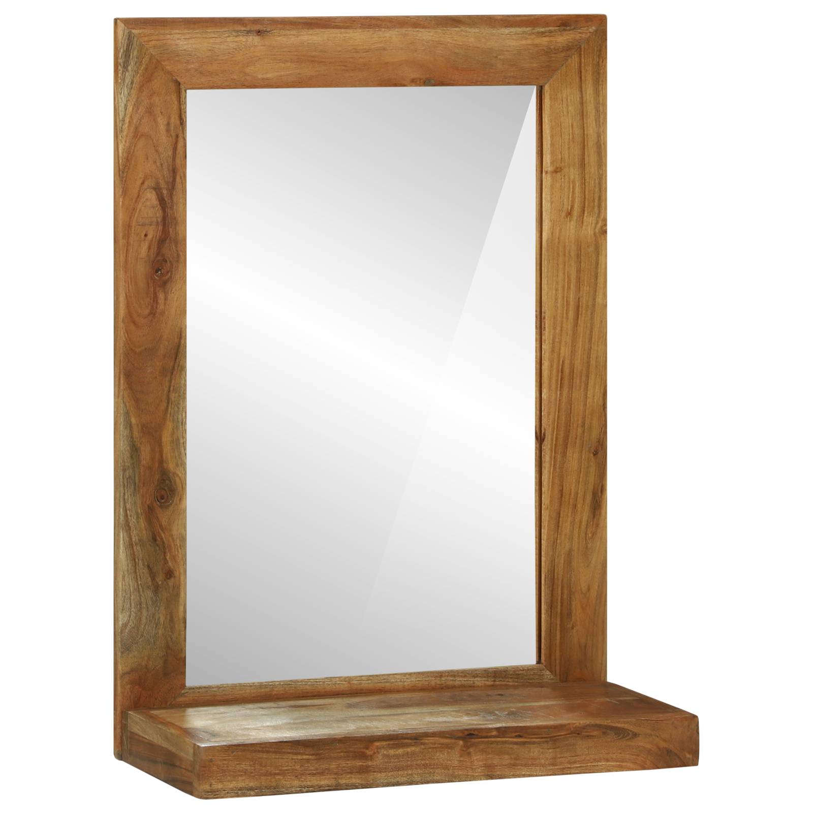 Badezimmerspiegel 50x22x70 cm Massivholz Akazie Badezimmerspiegel 50x22x70 cm Massivholz Akazie