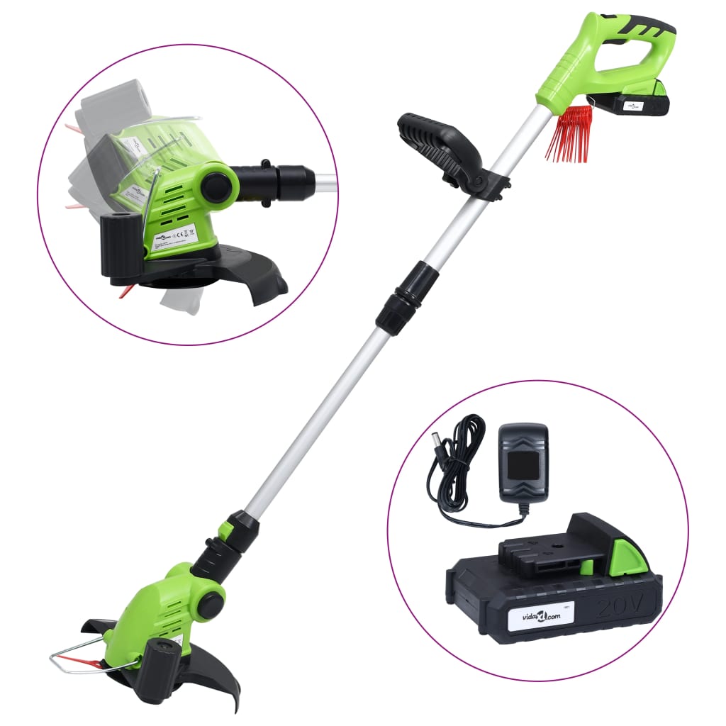 Teleskop-Rasentrimmer mit Akkupack 20 V 1500 mAh Li-Ionen Teleskop-Rasentrimmer mit Akkupack 20 V 1500 mAh Li-Ionen