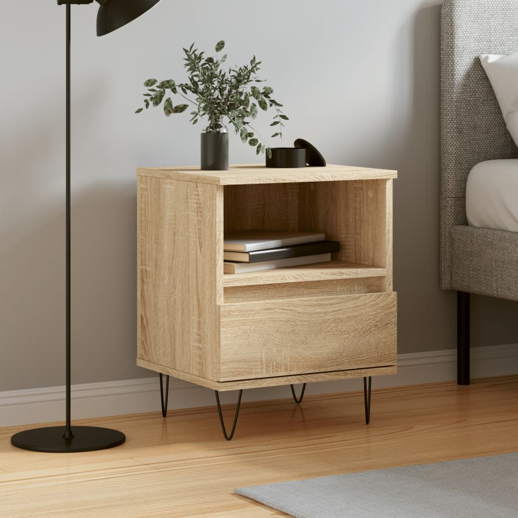Nachttisch Sonoma-Eiche 40x35x50 cm Holzwerkstoff Nachttisch Sonoma-Eiche 40x35x50 cm Holzwerkstoff