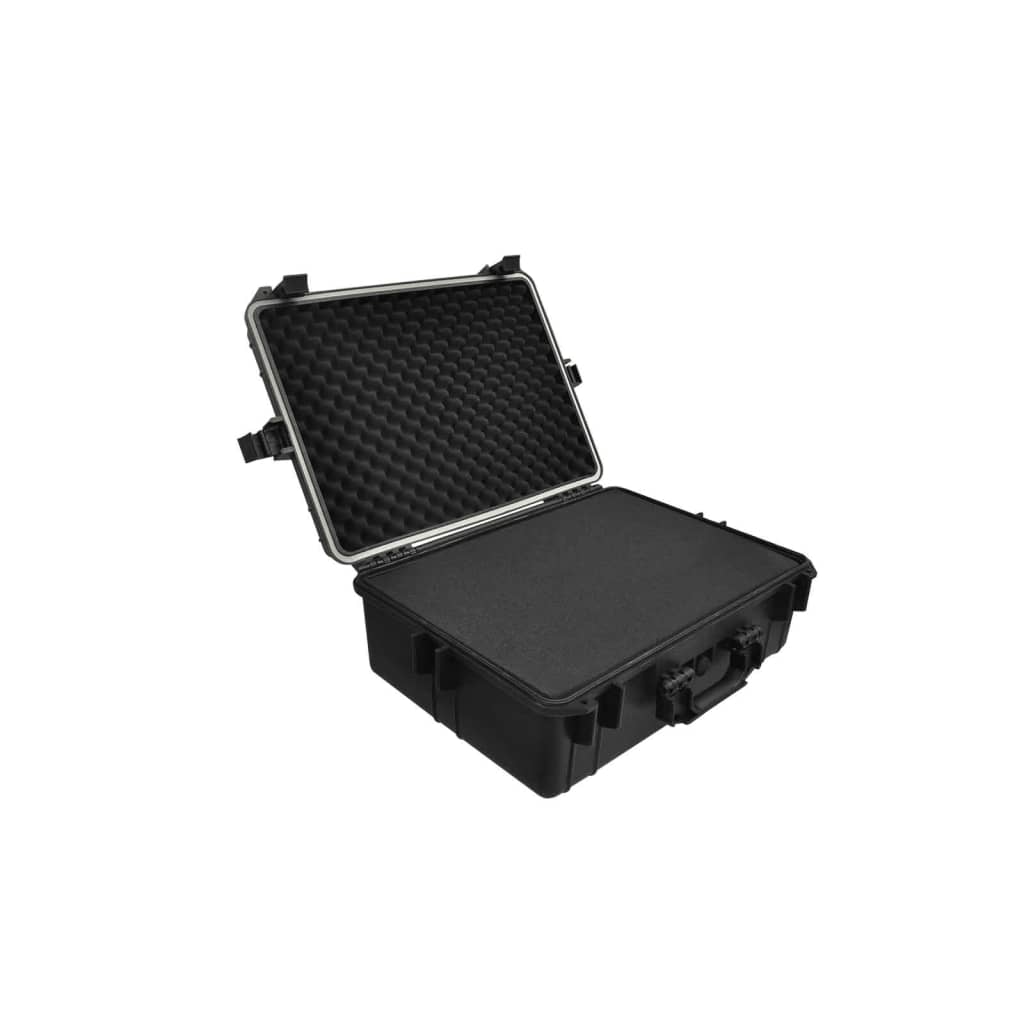 Transportkoffer Schwarz mit Schaumstoff 35 L Fassungsvermögen Transportkoffer Schwarz mit Schaumstoff 35 L Fassungsvermögen