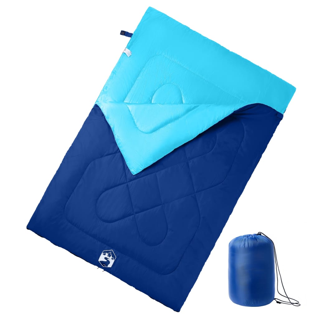 Doppelschlafsack mit Kissen Erwachsene Camping 3-4 Jahreszeiten Doppelschlafsack mit Kissen Erwachsene Camping 3-4 Jahreszeiten