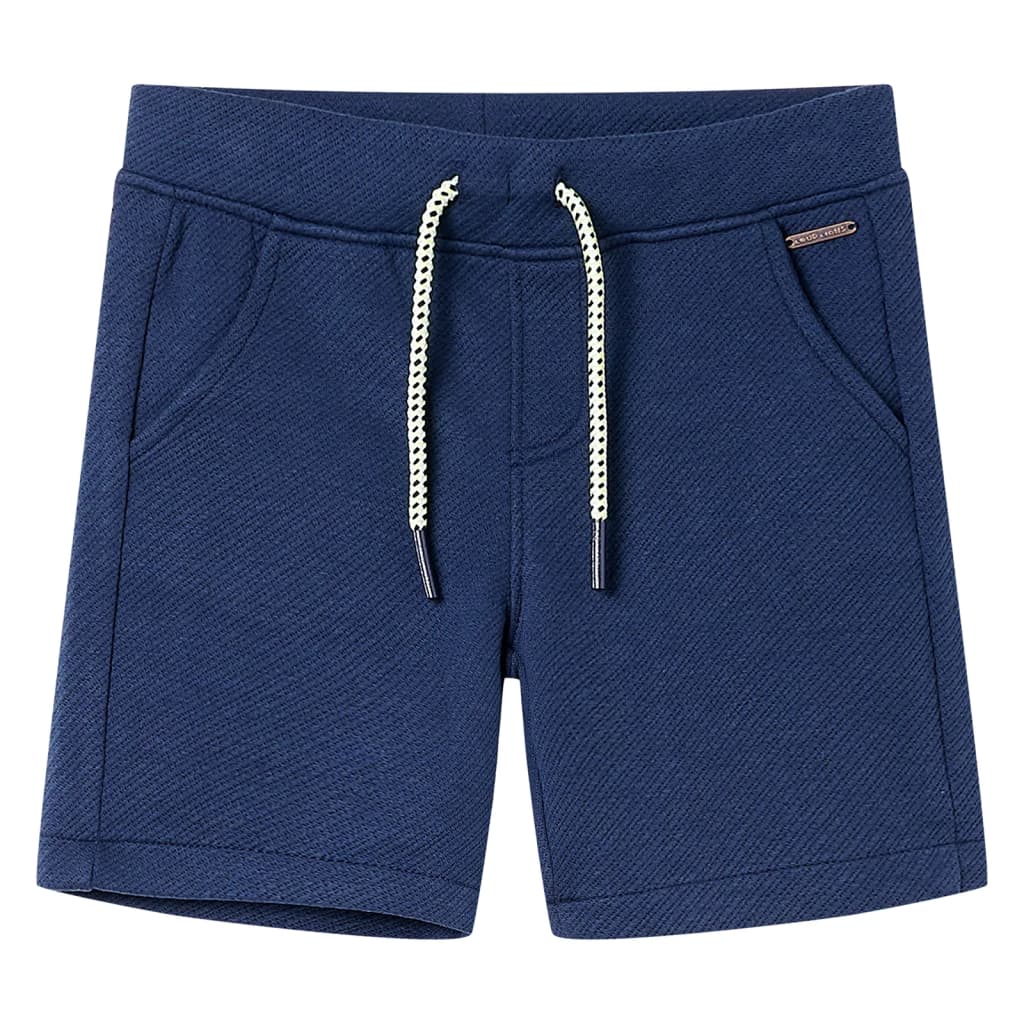 Kindershorts mit Kordelzug Dunkelblau 128 Kindershorts mit Kordelzug Dunkelblau 128