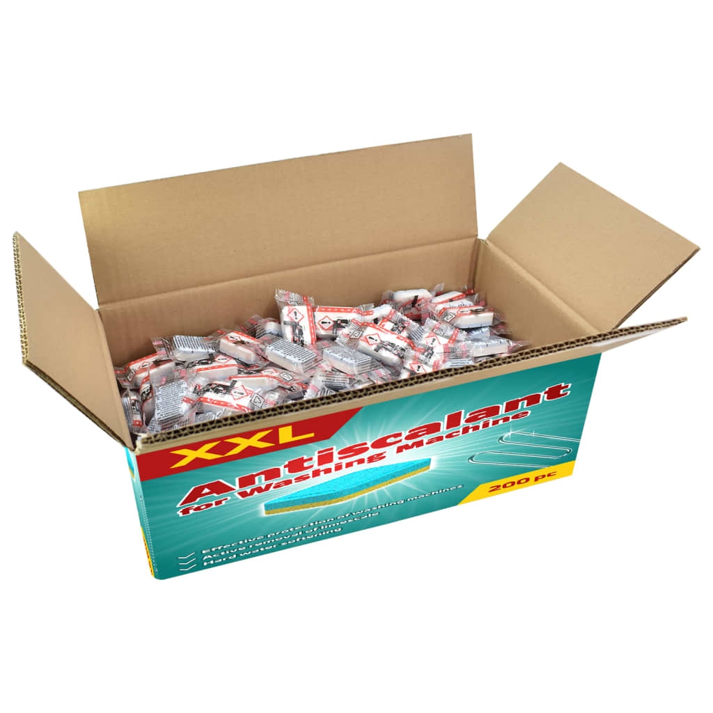 Waschmaschinen-Tabs 200 St. Verhindern Kalk und Schmutz Waschmaschinen-Tabs 200 St. Verhindern Kalk und Schmutz