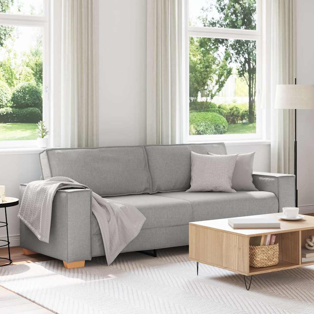 3-Sitzer-Sofa Wolkengrau 180 cm Stoff 3-Sitzer-Sofa Wolkengrau 180 cm Stoff