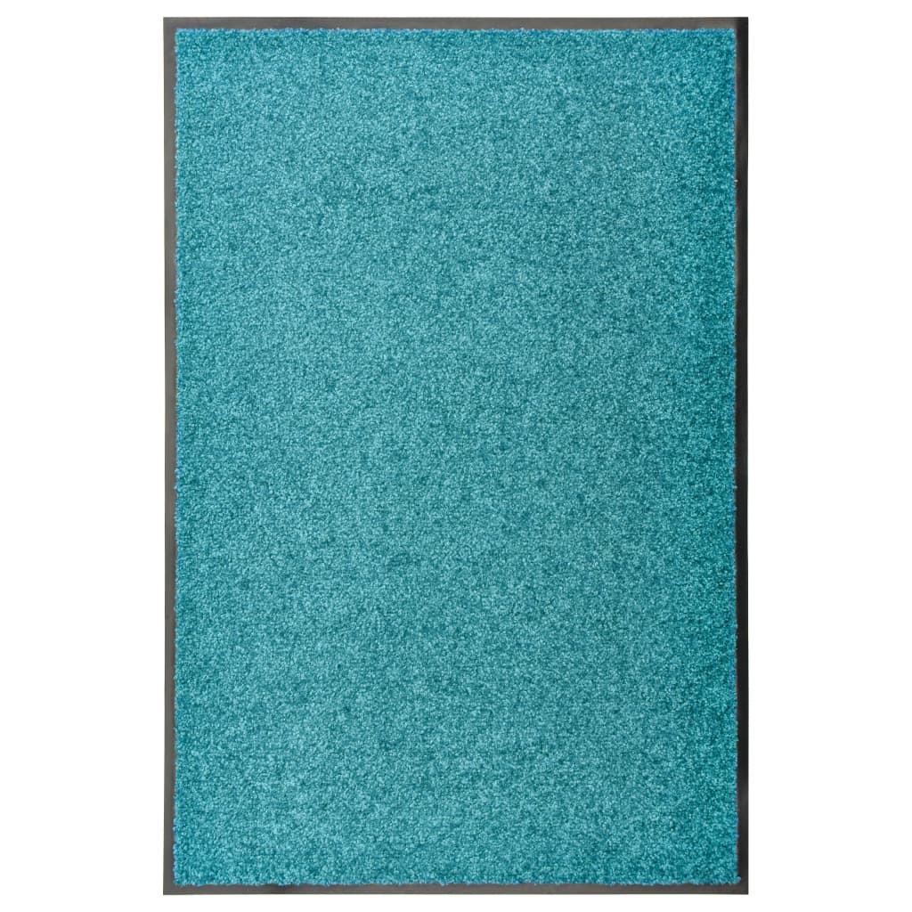 Fußmatte Waschbar Cyan 60x90 cm