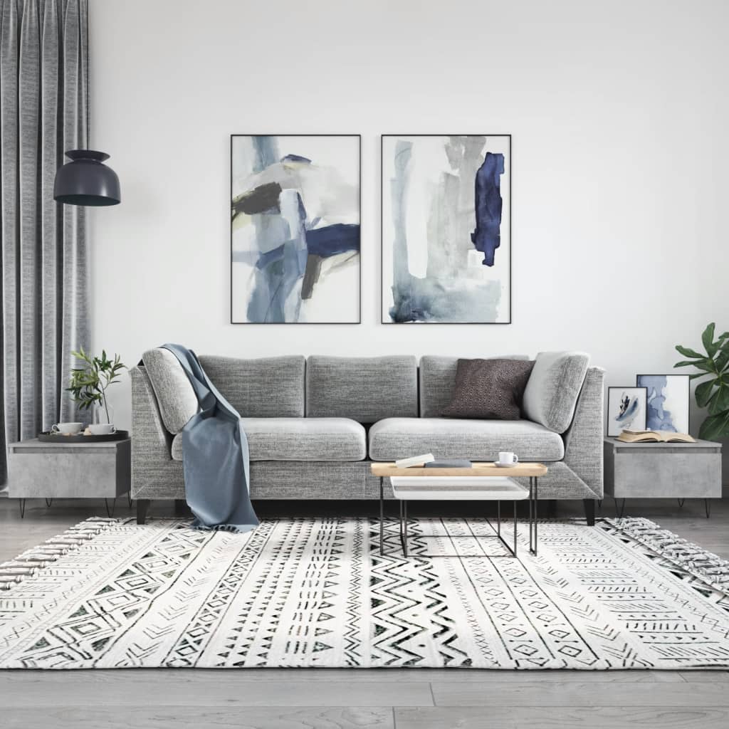 Couchtische 2 Stk. Betongrau 50x46x35 cm Holzwerkstoff Couchtische 2 Stk. Betongrau 50x46x35 cm Holzwerkstoff