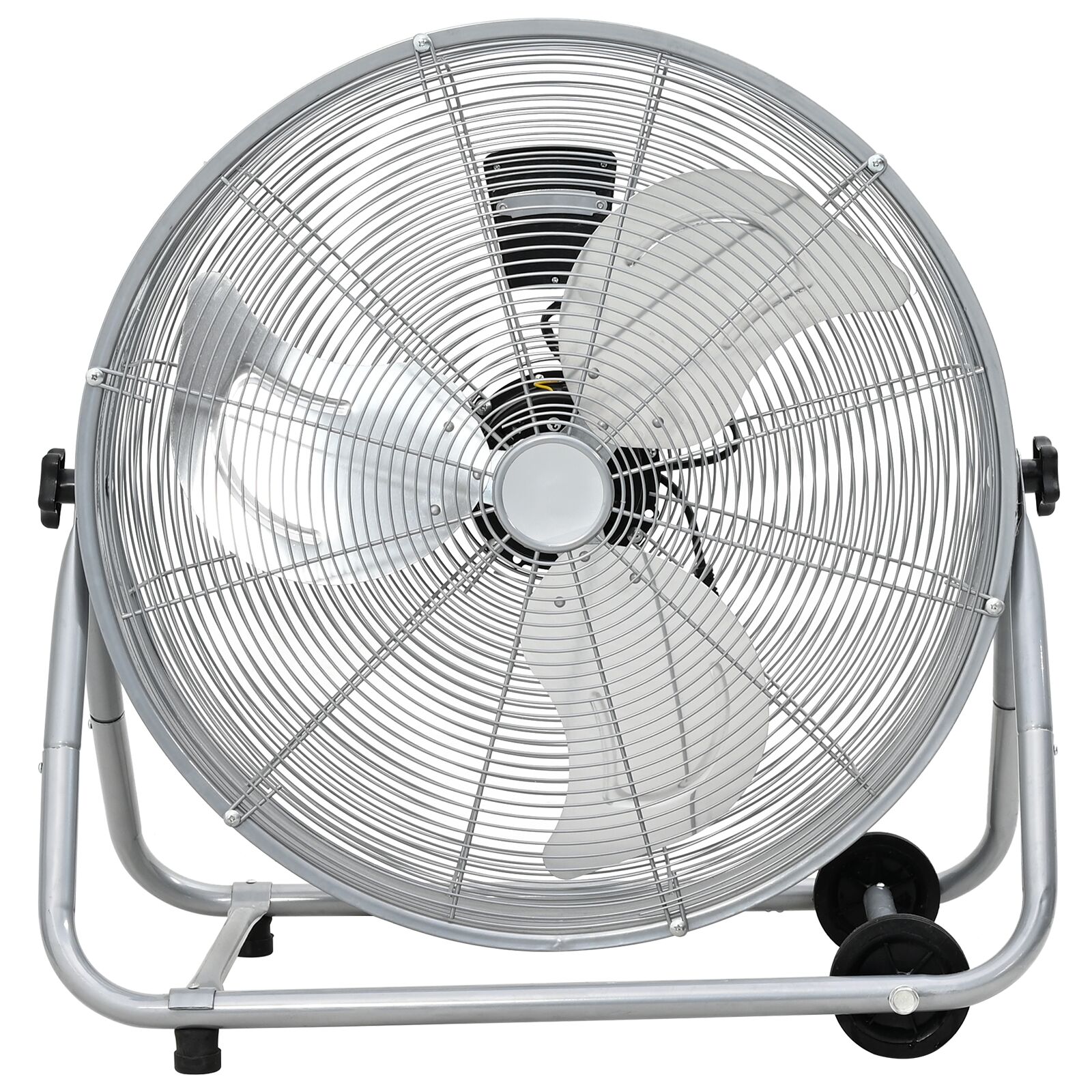 Trommelventilator mit Rollen 3 Gänge Silbern Φ64 cm Trommelventilator mit Rollen 3 Gänge Silbern Φ64 cm