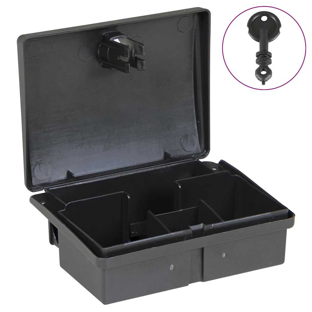Mausefallen 20 Stk. Schwarz 13x10x4 cm Mausefallen 20 Stk. Schwarz 13x10x4 cm