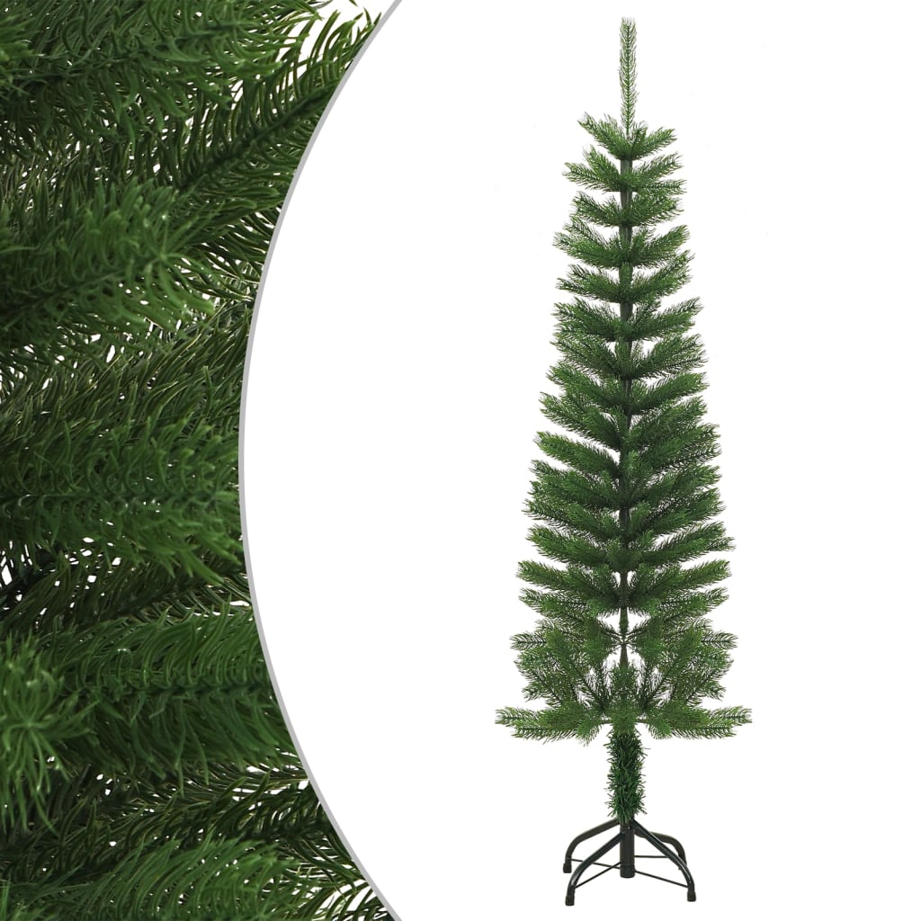 Künstlicher Weihnachtsbaum mit Ständer Schlank 150 cm PE Künstlicher Weihnachtsbaum mit Ständer Schlank 150 cm PE