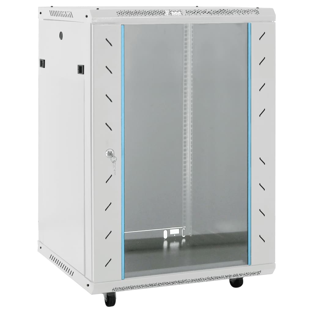 15U Netzwerkschrank 19" IP20 Grau 53x40x80 cm 15U Netzwerkschrank 19" IP20 Grau 53x40x80 cm